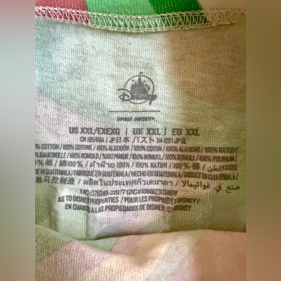 Disney Pink and Green Swirl Women's Spirit Jersey - Picture 8 of 10